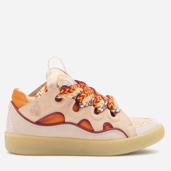 Authentic LEATHER CURB SNEAKERS × 1
PALE PINK/MANGO / 42 - Picture 2 of 5